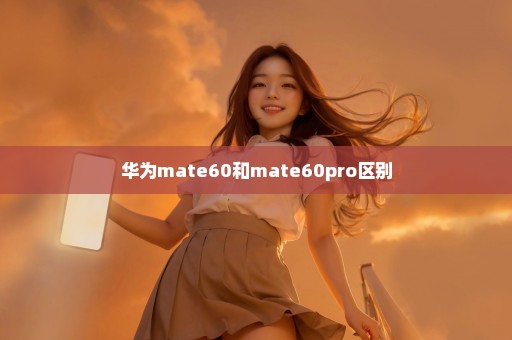 华为mate60和mate60pro区别