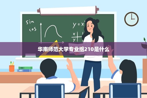 华南师范大学专业组210是什么