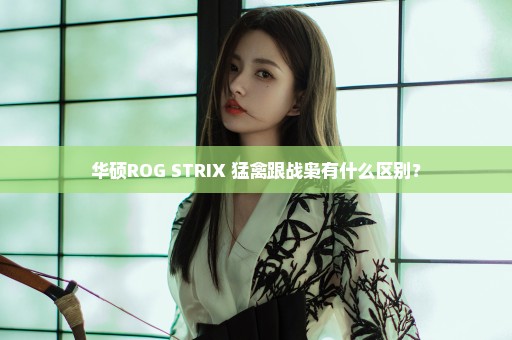 华硕ROG STRIX 猛禽跟战枭有什么区别？