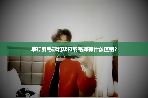 单打羽毛球和双打羽毛球有什么区别？