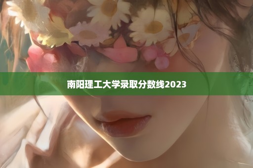 南阳理工大学录取分数线2023