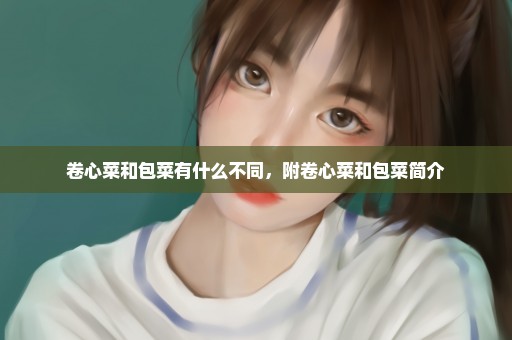 卷心菜和包菜有什么不同，附卷心菜和包菜简介