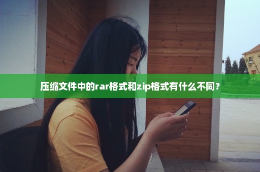 压缩文件中的rar格式和zip格式有什么不同？