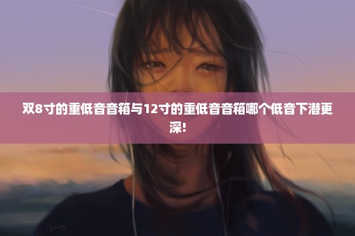 双8寸的重低音音箱与12寸的重低音音箱哪个低音下潜更深!