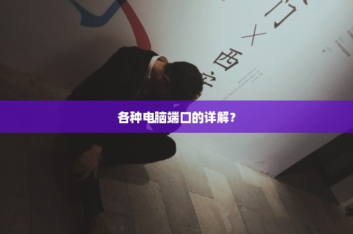 各种电脑端口的详解？