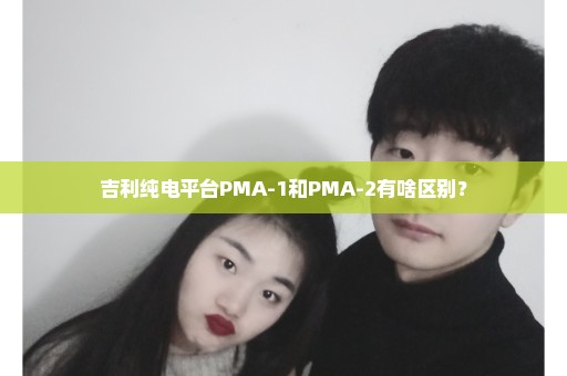 吉利纯电平台PMA-1和PMA-2有啥区别？