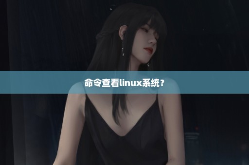 命令查看linux系统？