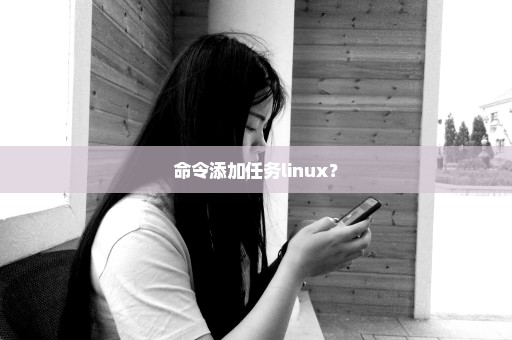 命令添加任务linux？