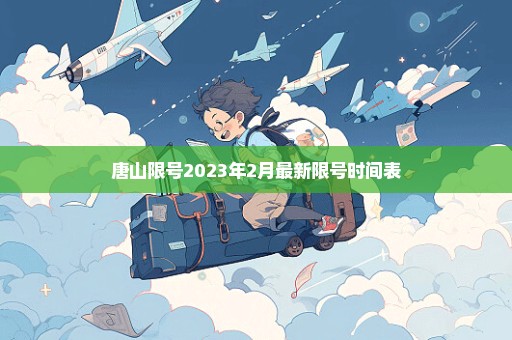 唐山限号2023年2月最新限号时间表