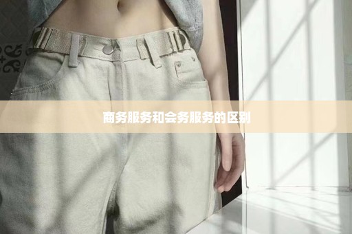 商务服务和会务服务的区别