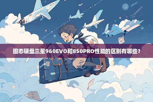 固态硬盘三星960EVO和850PRO性能的区别有哪些？