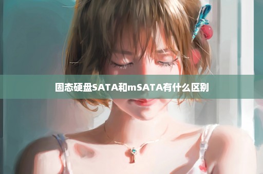 固态硬盘SATA和mSATA有什么区别