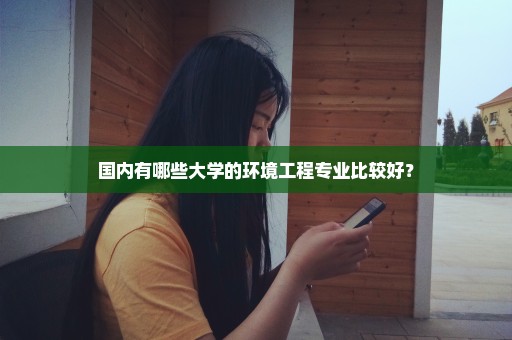 国内有哪些大学的环境工程专业比较好？