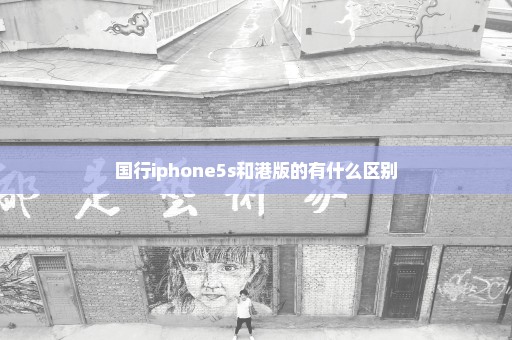 国行iphone5s和港版的有什么区别