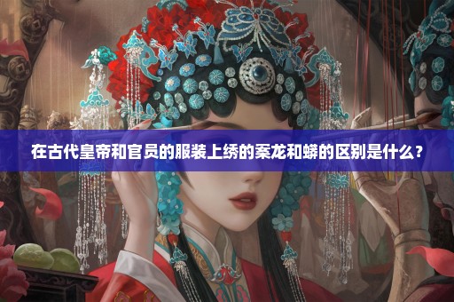 在古代皇帝和官员的服装上绣的案龙和蟒的区别是什么？