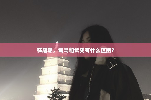 在唐朝，司马和长史有什么区别？