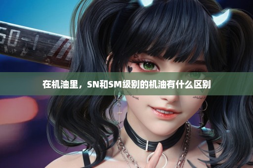 在机油里，SN和SM级别的机油有什么区别