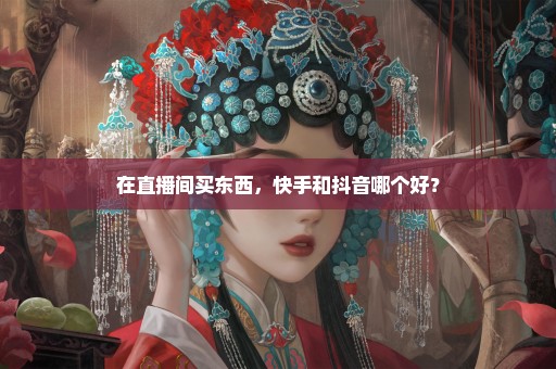 在直播间买东西，快手和抖音哪个好？