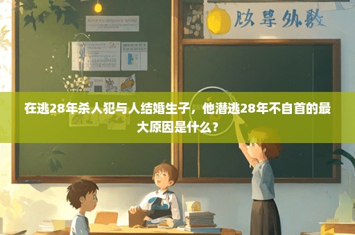 在逃28年杀人犯与人结婚生子，他潜逃28年不自首的最大原因是什么？