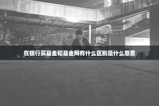 在银行买基金和基金网有什么区别是什么意思