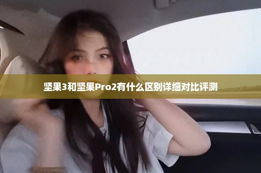 坚果3和坚果Pro2有什么区别详细对比评测