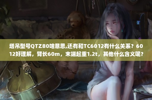 塔吊型号QTZ80啥意思,还有和TC6012有什么关系？6012好理解，臂长60m，末端起重1.2t，其他什么含义呢？