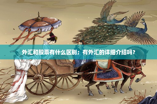 外汇和股票有什么区别；有外汇的详细介绍吗？