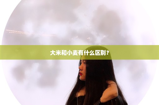 大米和小麦有什么区别？