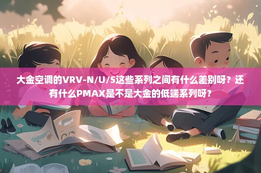 大金空调的VRV-N/U/S这些系列之间有什么差别呀？还有什么PMAX是不是大金的低端系列呀？