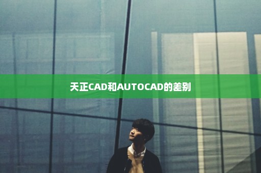 天正CAD和AUTOCAD的差别