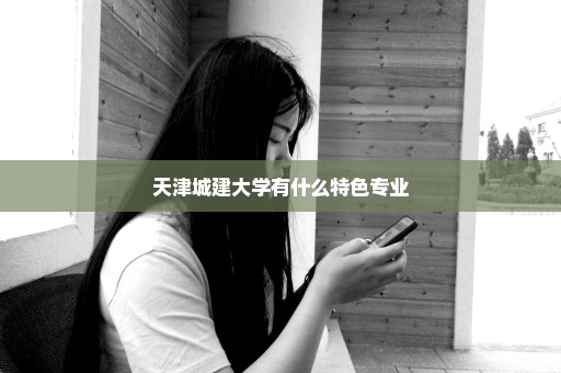 天津城建大学有什么特色专业