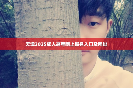 天津2025成人高考网上报名入口及网址