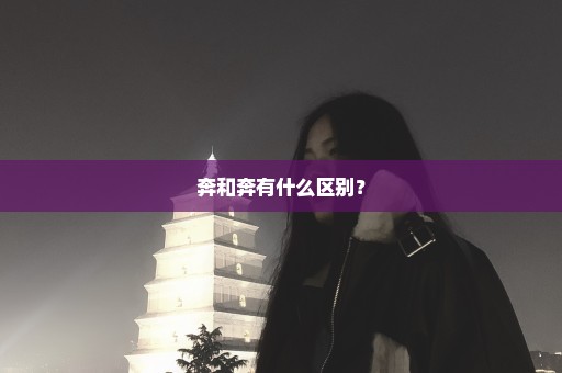 奔和奔有什么区别？