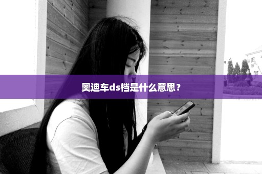 奥迪车ds档是什么意思？