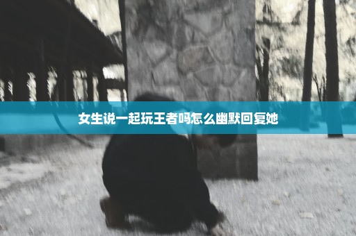 女生说一起玩王者吗怎么幽默回复她