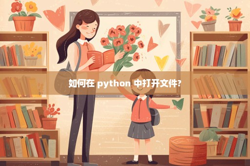 如何在 python 中打开文件?