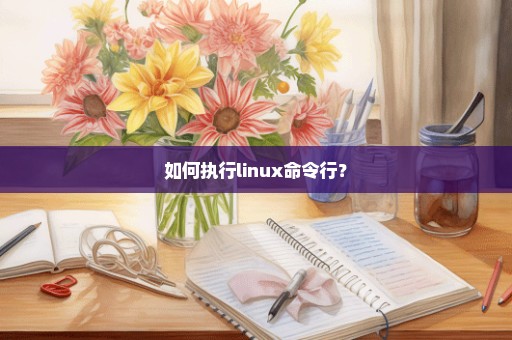 如何执行linux命令行？