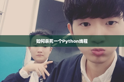 如何杀死一个Python线程