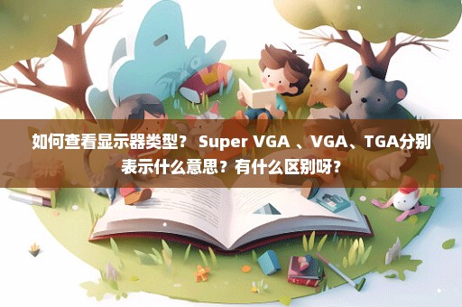 如何查看显示器类型？ Super VGA 、VGA、TGA分别表示什么意思？有什么区别呀？