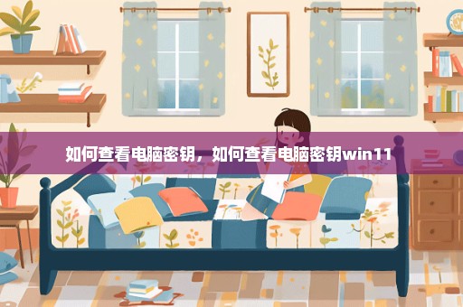 如何查看电脑密钥，如何查看电脑密钥win11 