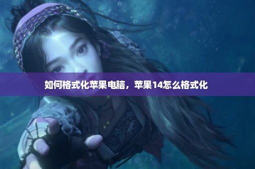 如何格式化苹果电脑，苹果14怎么格式化 