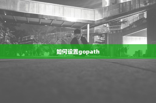 如何设置gopath