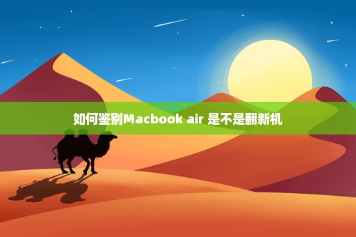 如何鉴别Macbook air 是不是翻新机