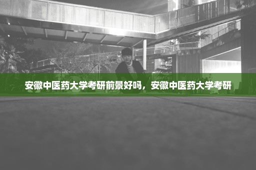 安徽中医药大学考研前景好吗，安徽中医药大学考研