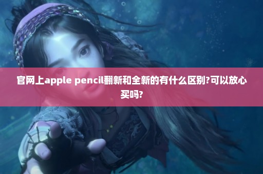 官网上apple pencil翻新和全新的有什么区别?可以放心买吗?