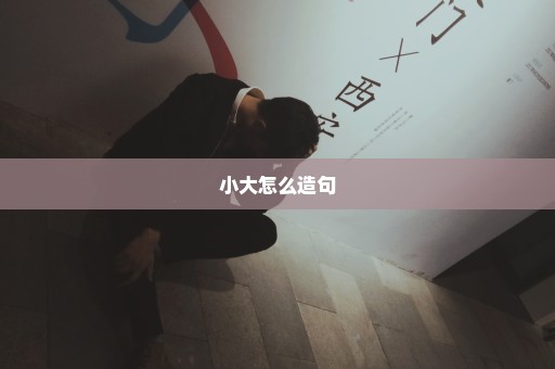 小大怎么造句