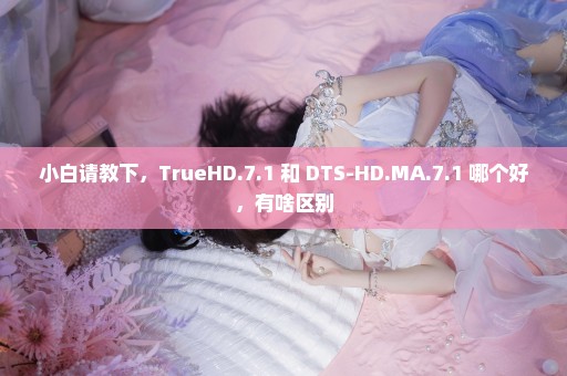 小白请教下，TrueHD.7.1 和 DTS-HD.MA.7.1 哪个好，有啥区别