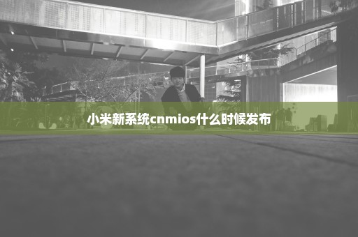 小米新系统cnmios什么时候发布