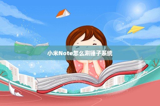 小米Note怎么涮锤子系统