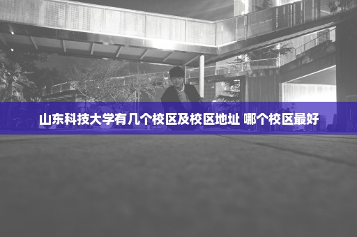 山东科技大学有几个校区及校区地址 哪个校区最好